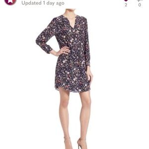 Rebecca Taylor women’s silk floral mini dress